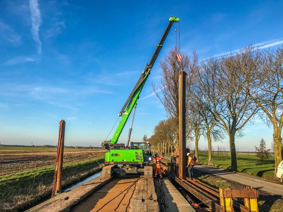 Sennebogen 613e tilt paal