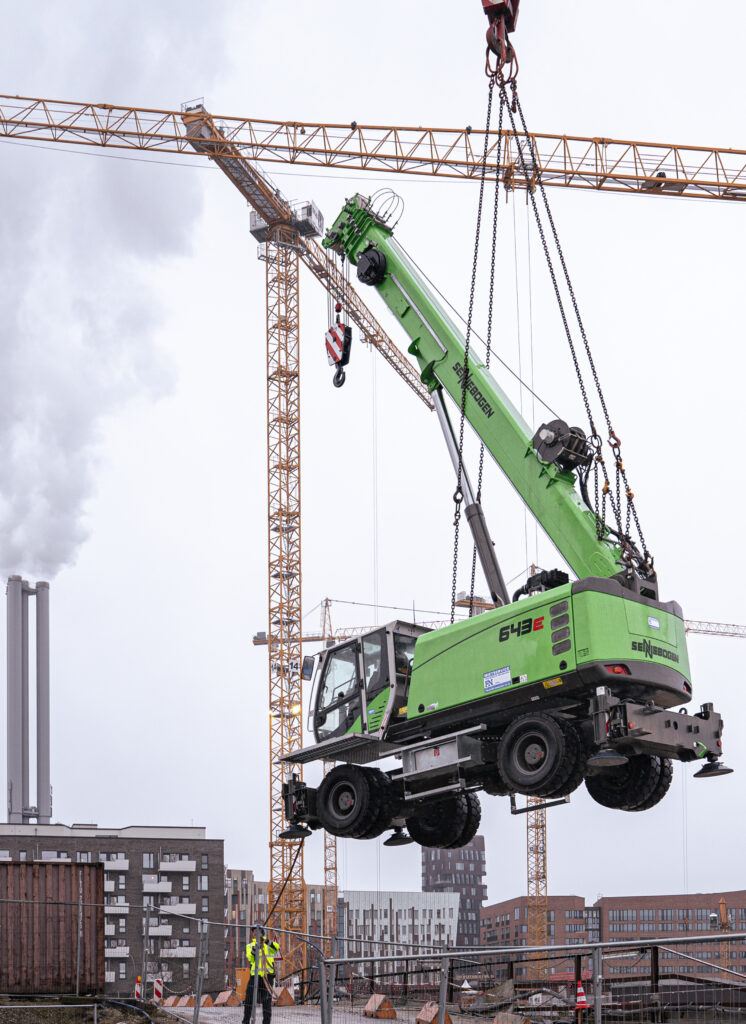 Sennebogen 643e opgetild