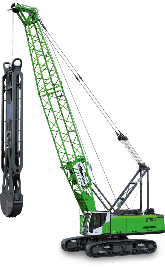 Sennebogen 670e stock