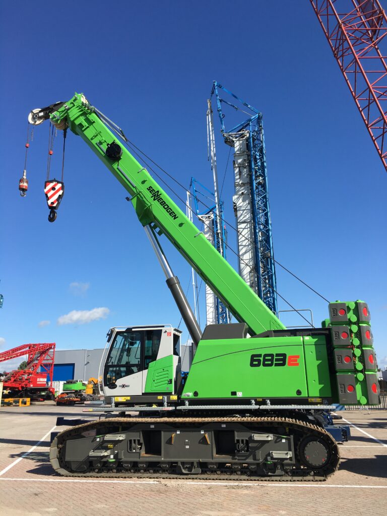 Sennebogen 683e op terrein