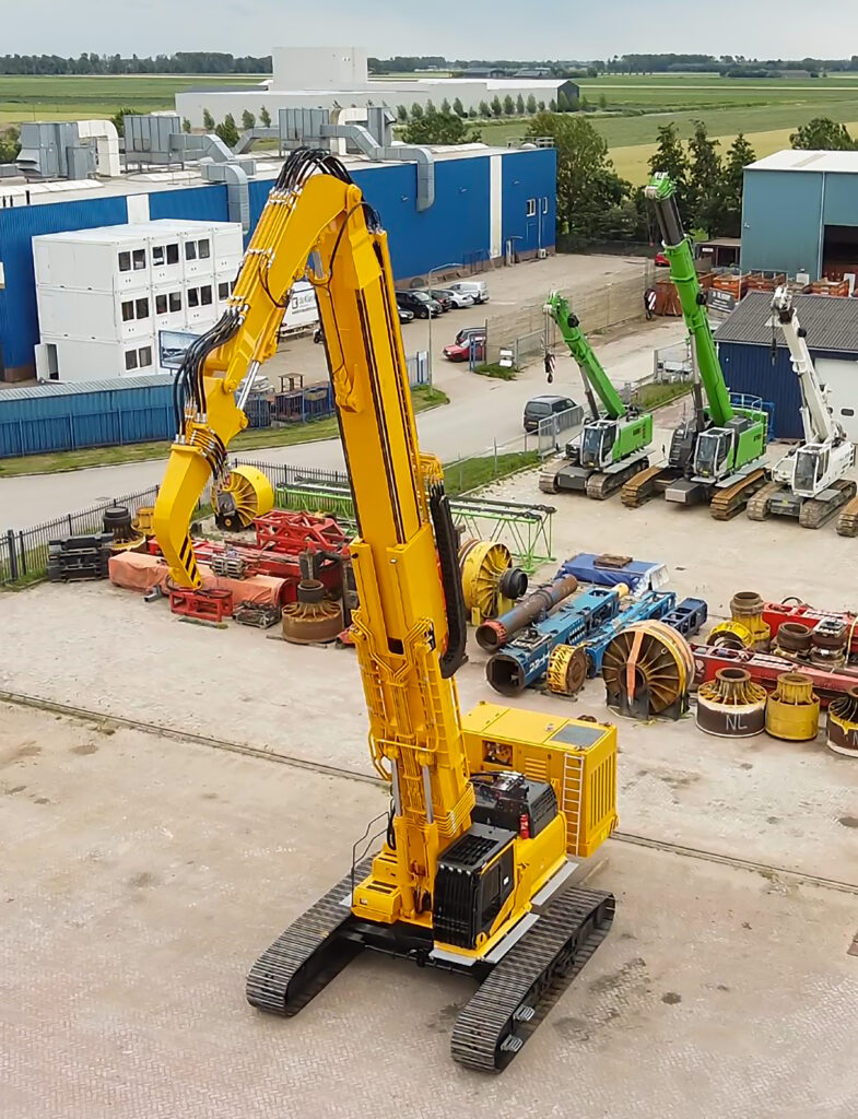 VDH-Sheetpiler Telescopisch bovenaf