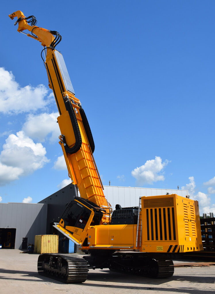 VDH-Sheetpiler Telescopisch schuin