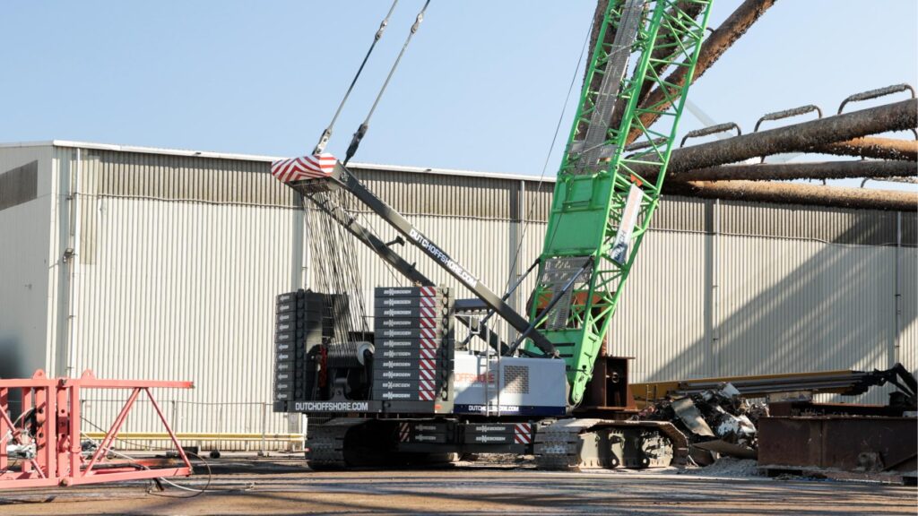 Sennebogen 7700 achterkant