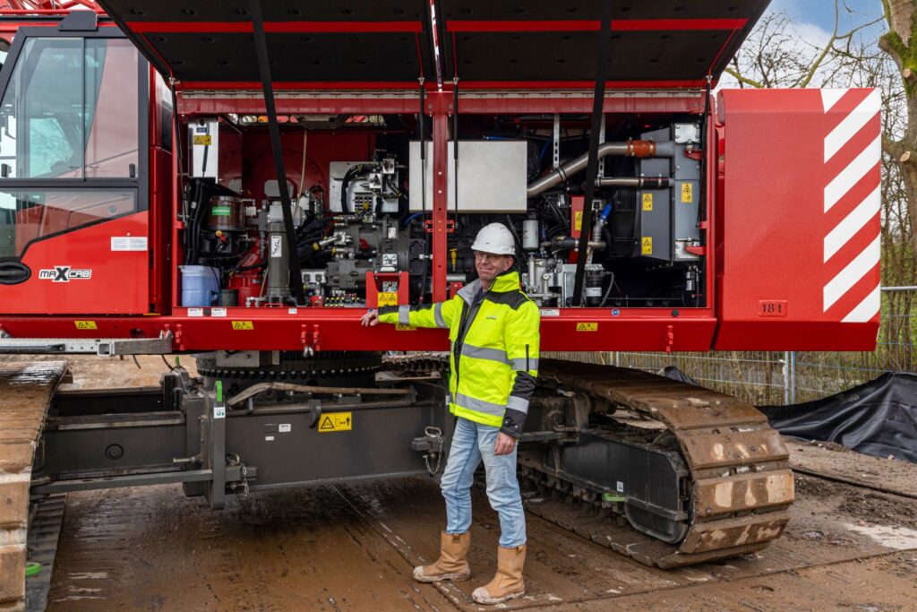 Sennebogen rupskraan 1100G open