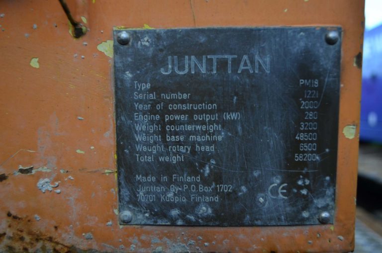 Junttan PM18 specificaties