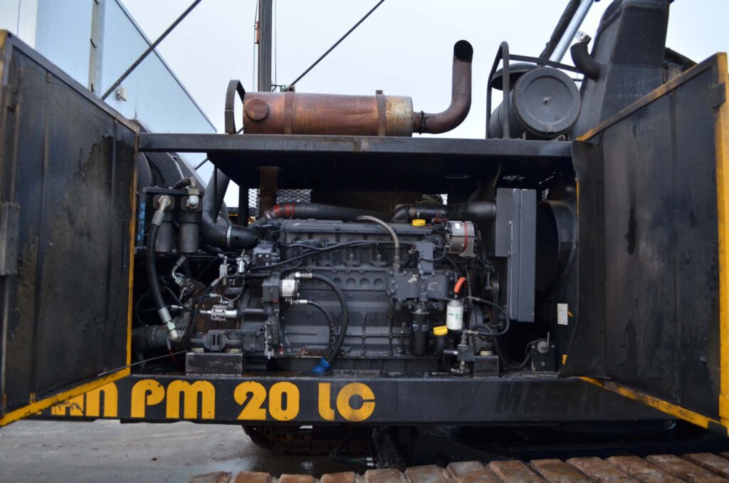 Junttan PM20LC binnenlkant en uitlaat