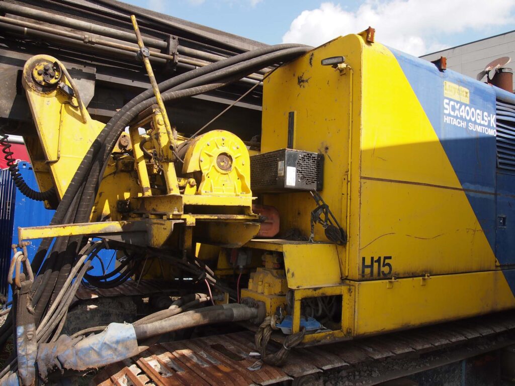 Hitachi SCX400 GLS-K close up